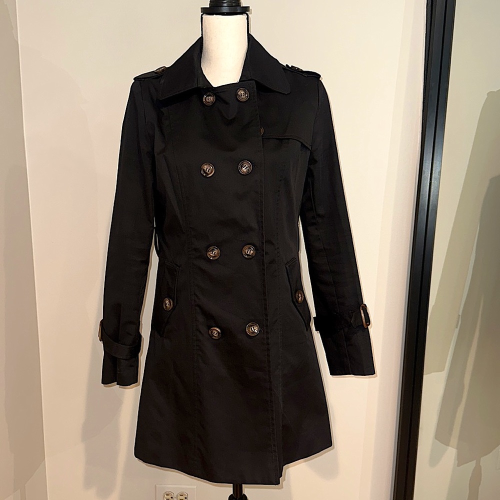 Classic Black Pea Coat
